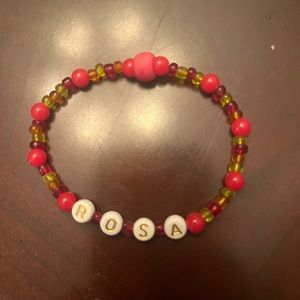 Customized name bracelet
